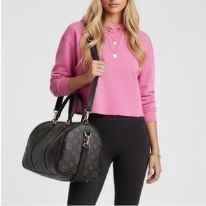 Cropped Pink Hoodie